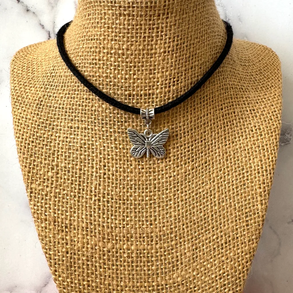 Silver Charm Choker