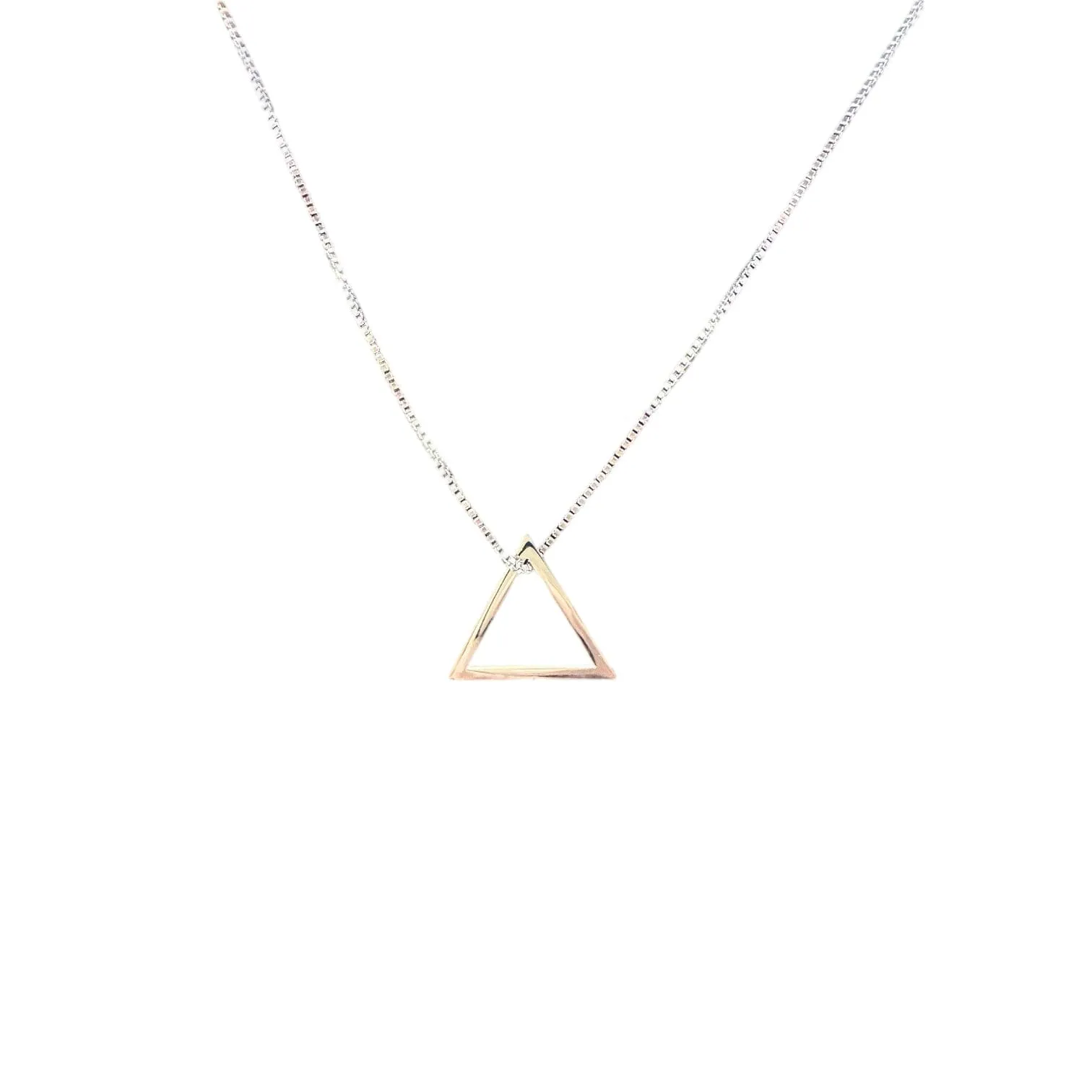 Stainless Steel Triangle Pendant