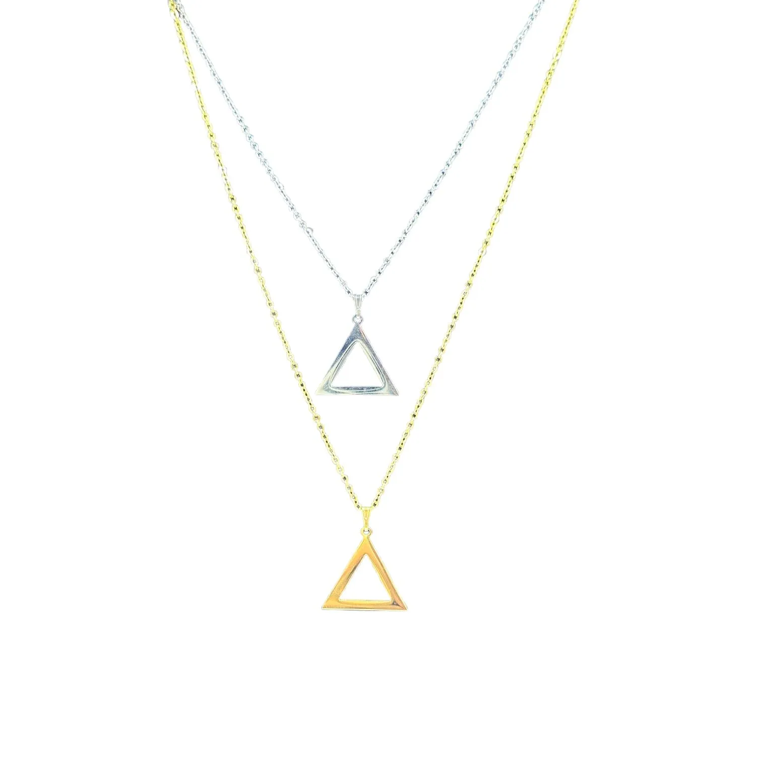 Stainless Steel Triangle Pendant