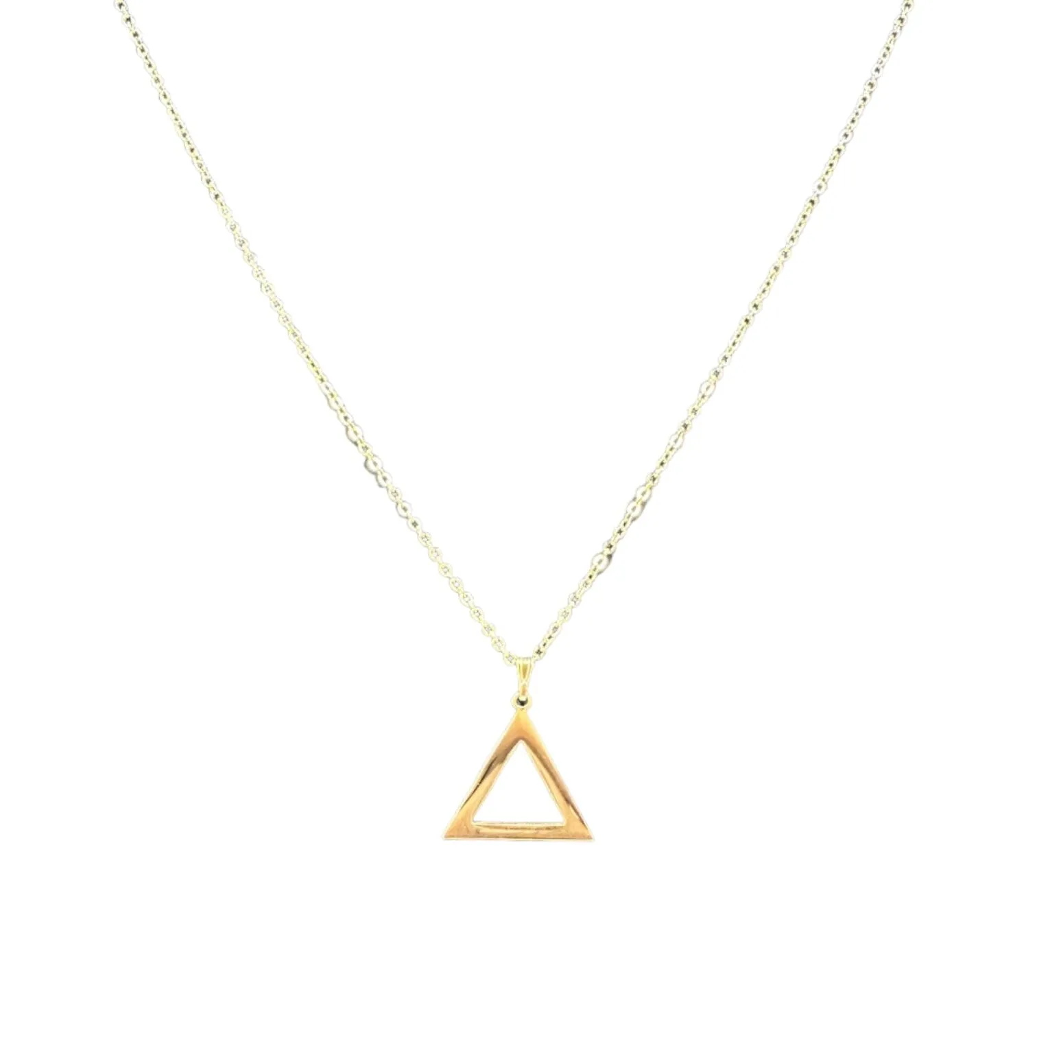 Stainless Steel Triangle Pendant