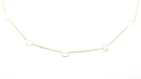 Star & Moon Choker