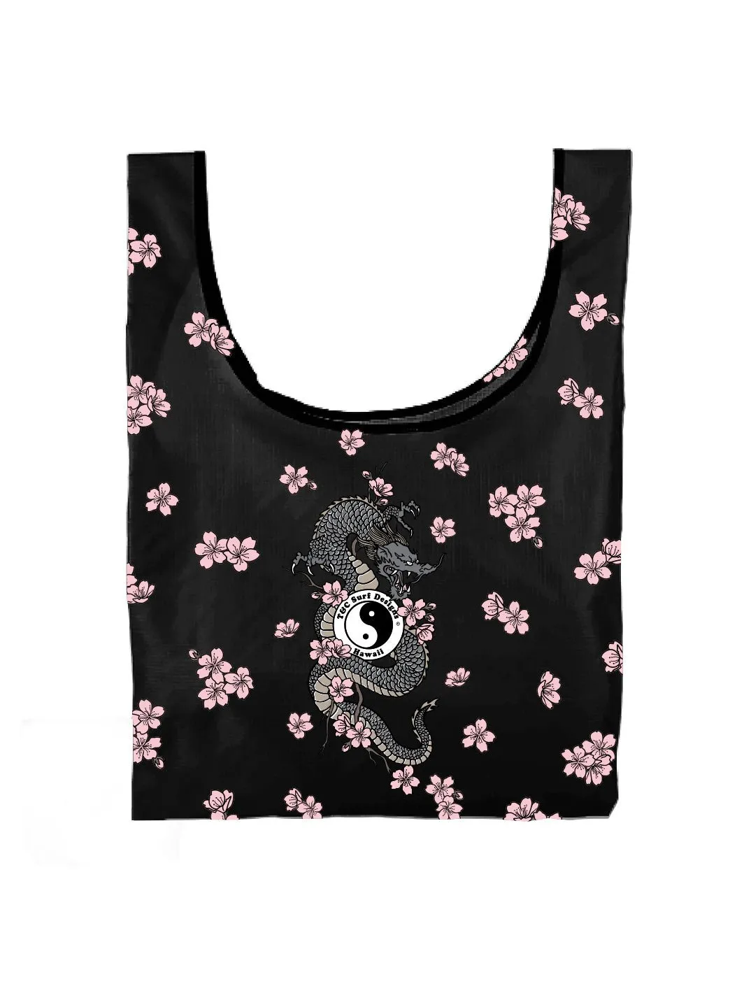 T&C Surf Dragon Blossom Reusable Tote Bag