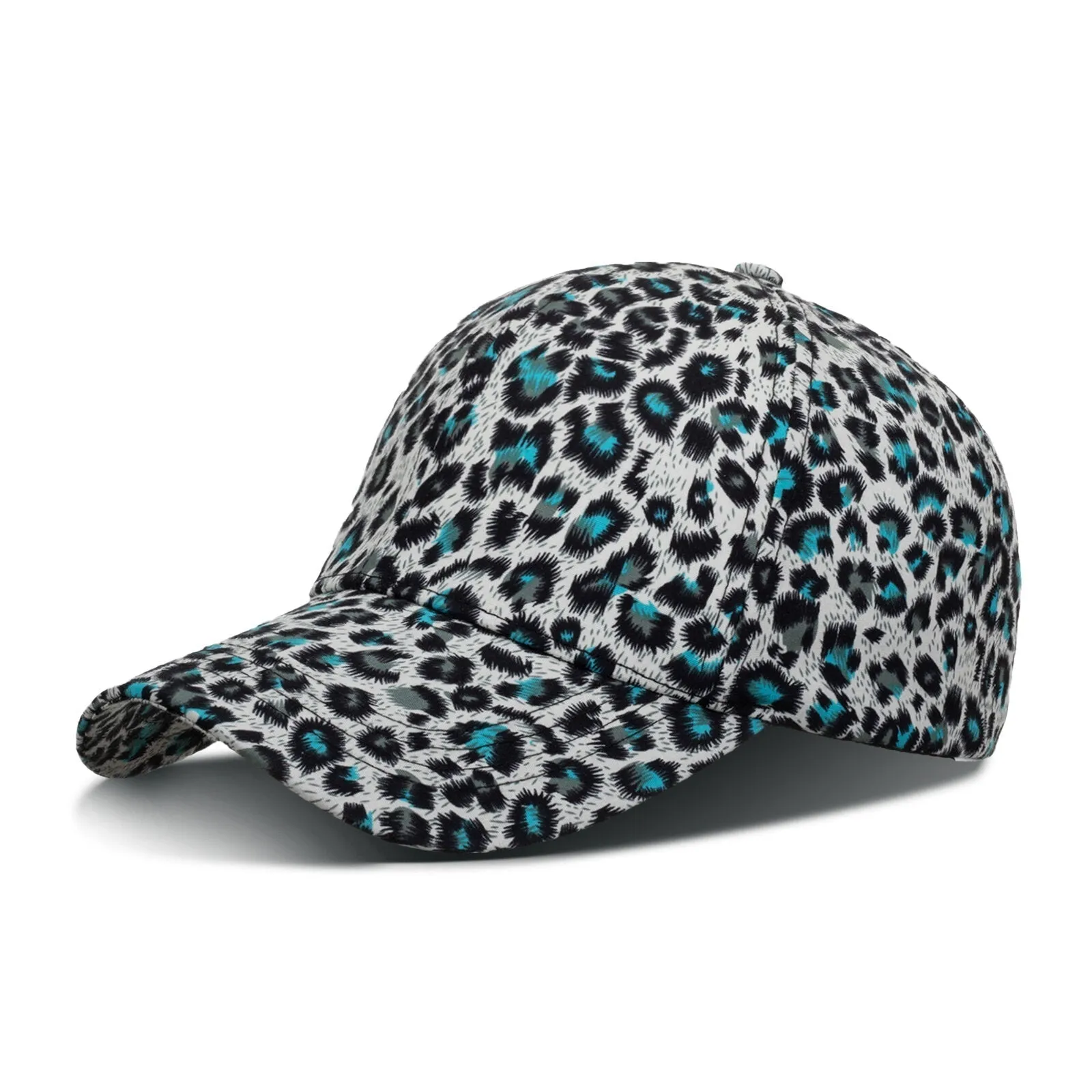 Unisex Polyester Mesh Outdoor Hip Hop Shade Leopard Print Baseball Cap Fashion Sun Hat