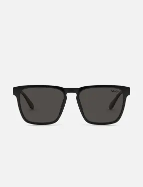 Unplugged Polarized Sunglasses, Black/Black