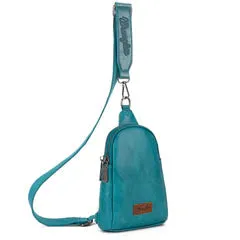 Wrangler Sling Bag/Crossbody/Chest Bag - Turquoise