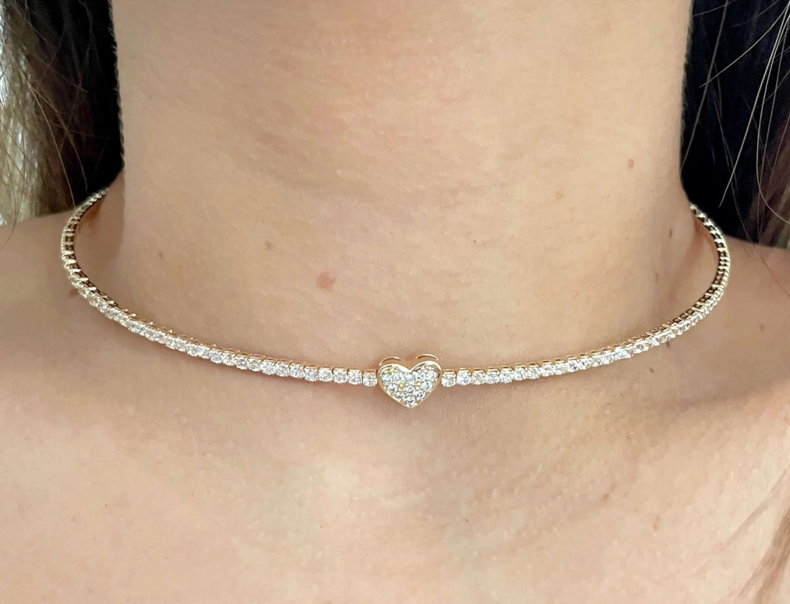 Zirconia choker