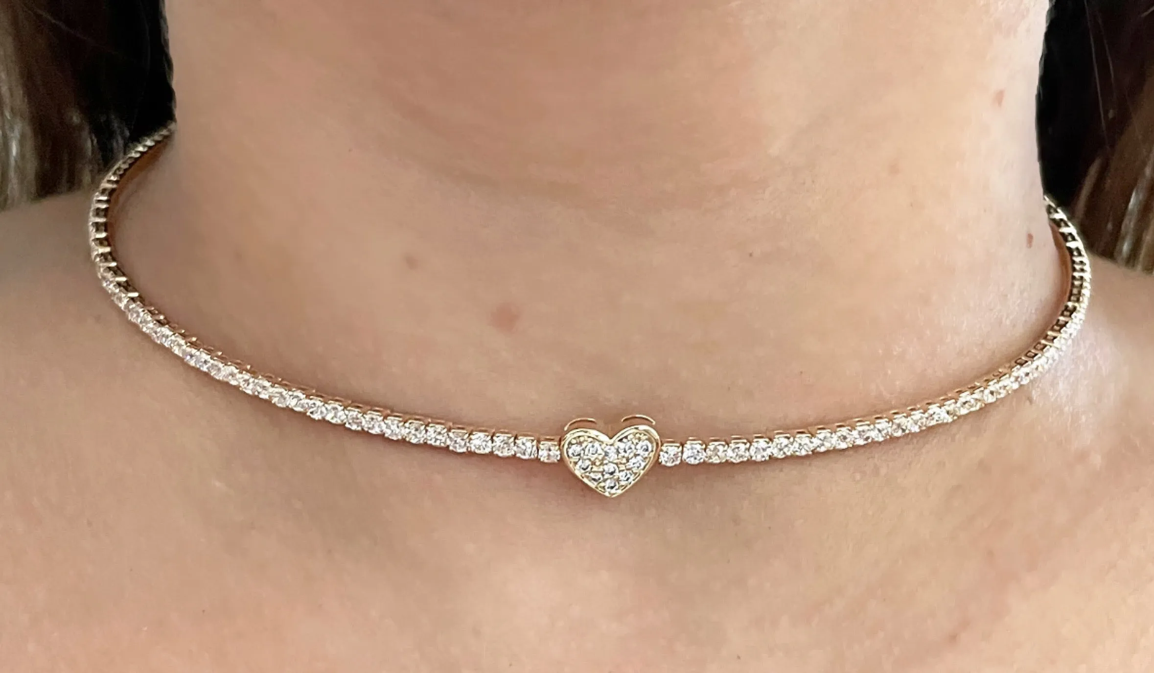 Zirconia choker